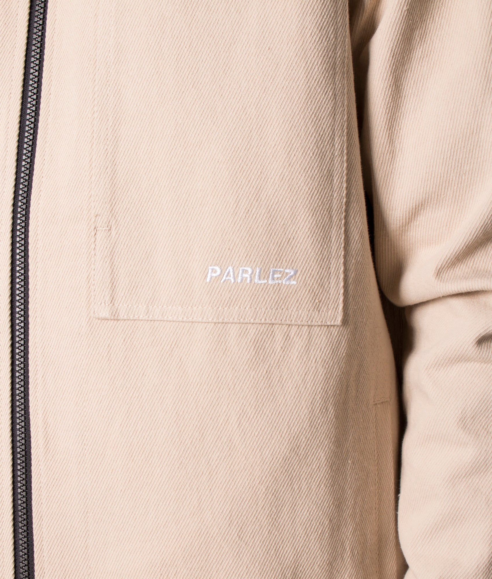 Parlez Relaxed Fit Belay Overshirt in Ecru, EQVVS.
