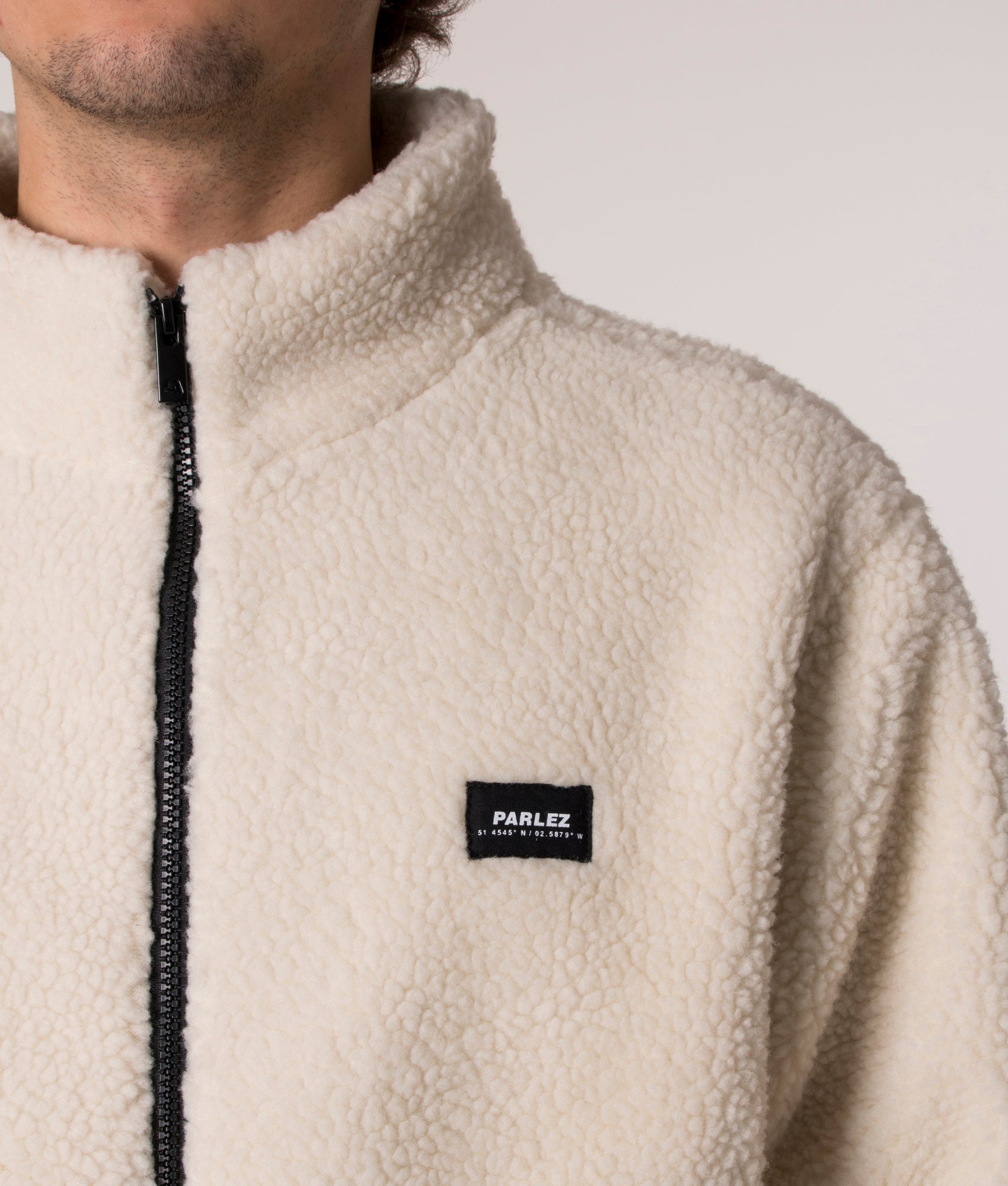 Parlez Relaxed Fit Moxey Fleece in Ecru, EQVVS.