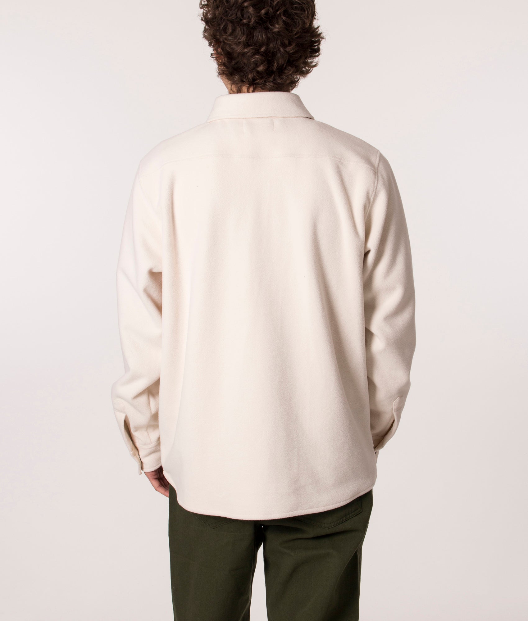 Parlez Maxi Fleece Overshirt in Ecru, EQVVS.