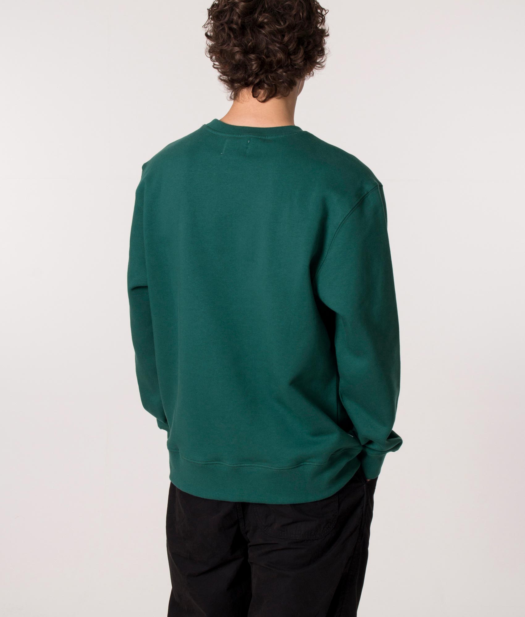 Parlez Relaxed Fit Finn Sweatshirt in Deep Teal, EQVVS.