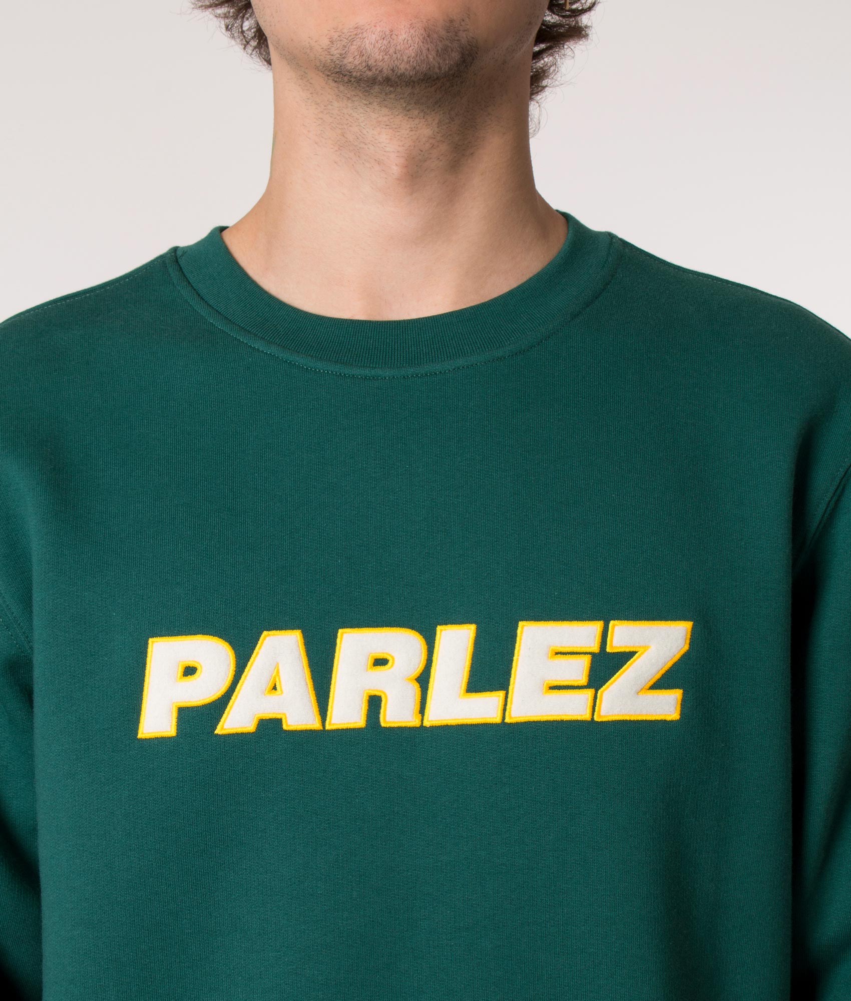 Parlez Relaxed Fit Finn Sweatshirt in Deep Teal, EQVVS.