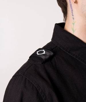 Zip-Through-Overshirt-Jet-Black-Ma.Strum-EQVVS