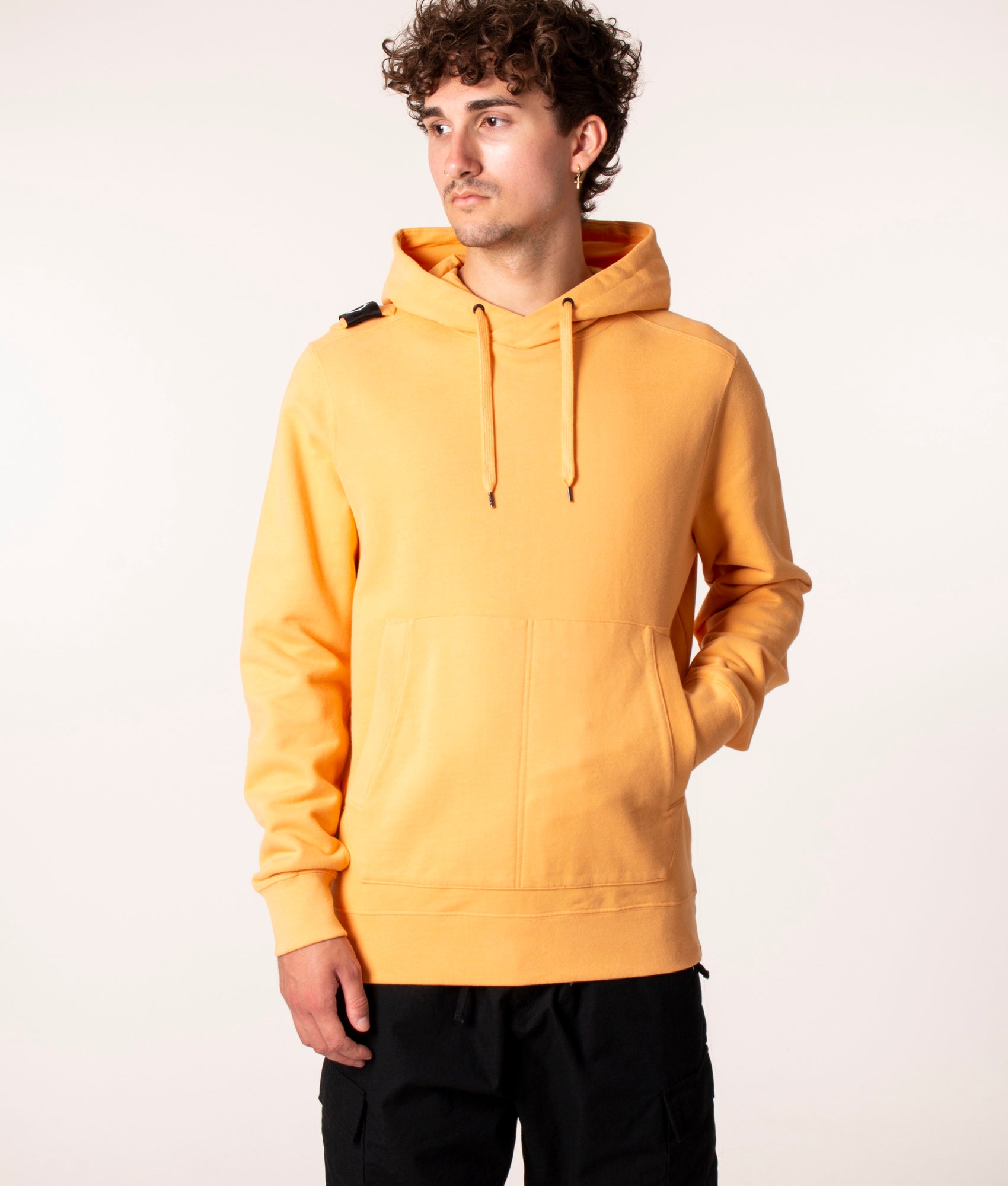 Core Overhead Hoodie in M803 Fiesta, Ma.Strum, EQVVS, Front Model