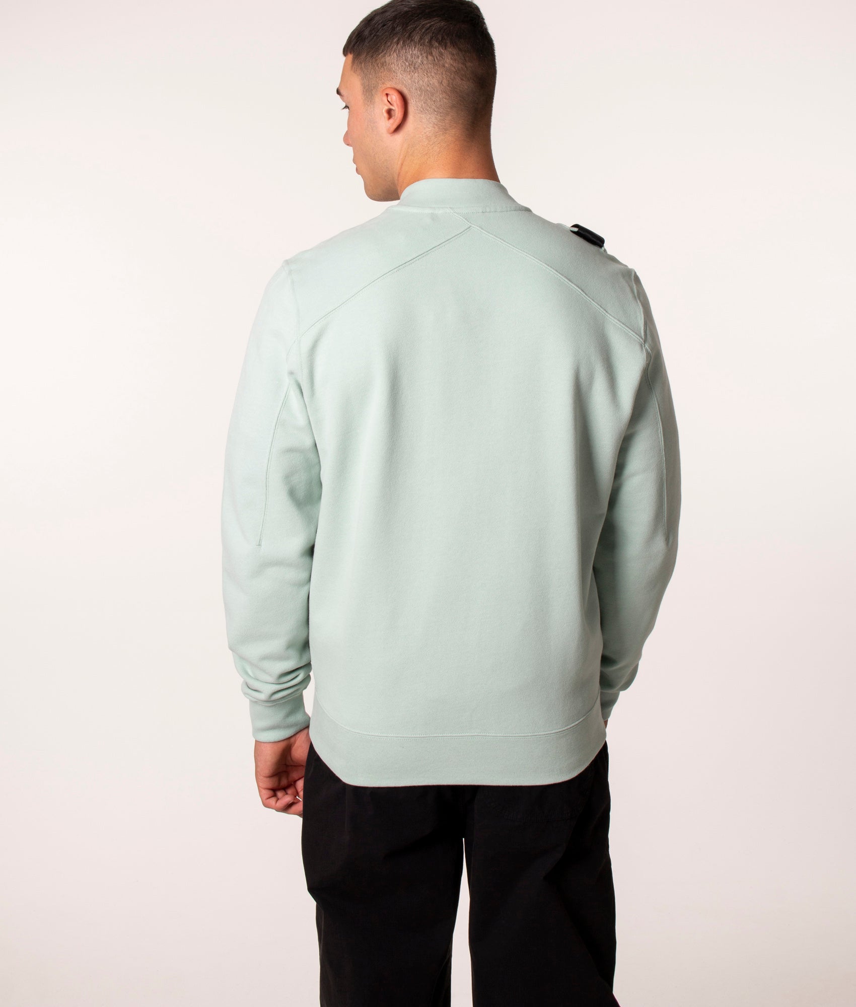 Core Bomber Sweatshirt M314 Sea Green, Ma.Strum, EQVVS, Back Model