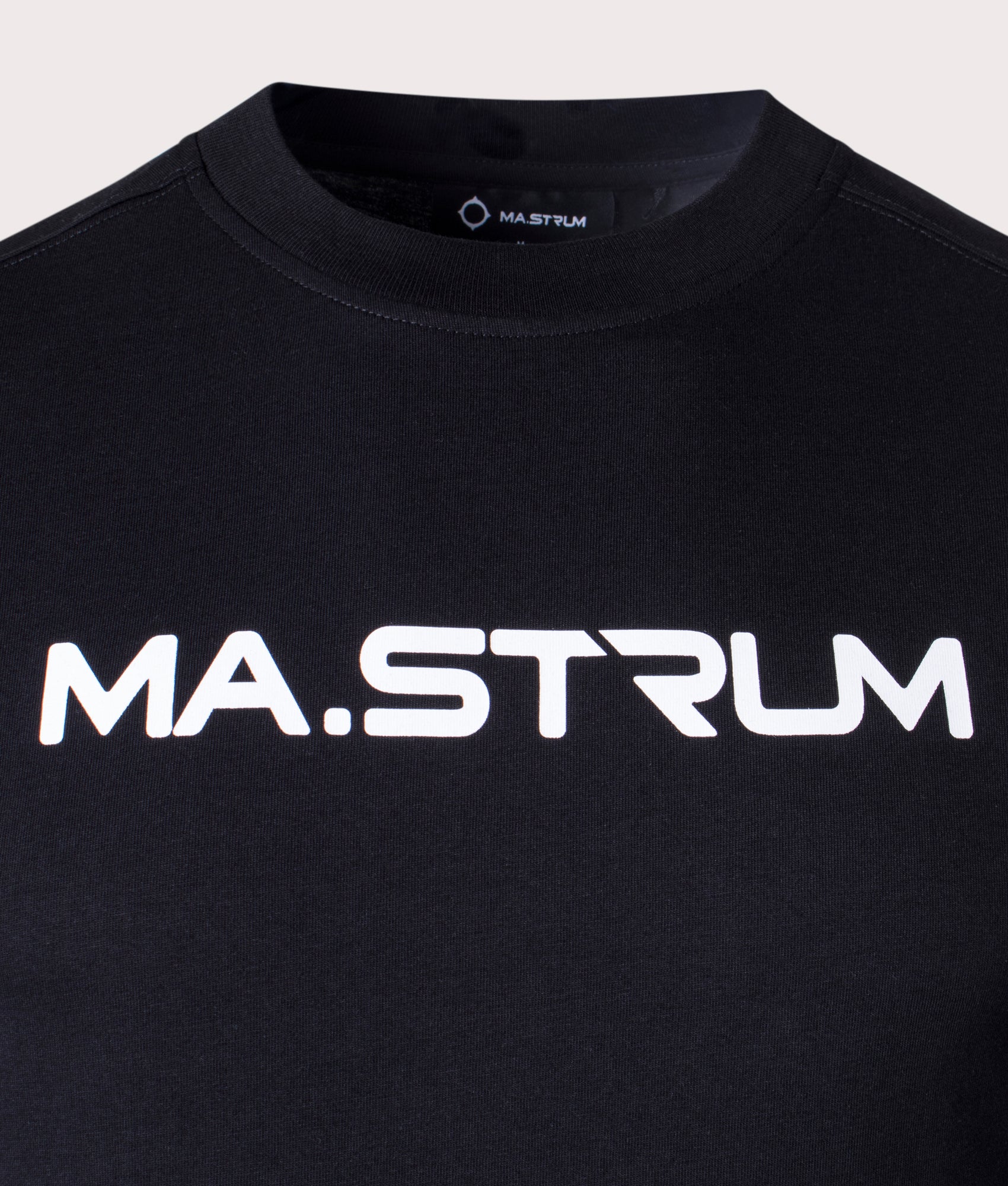 Chest-Print-T-Shirt-Jet-Black-Ma.Strum-EQVVS