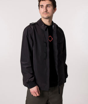 Nylon-Grid-Overshirt-Jet-Black-Ma.Strum-EQVVS