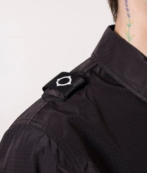 Nylon-Grid-Overshirt-Jet-Black-Ma.Strum-EQVVS