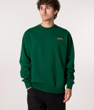 Stan Ray OG Crew Sweatshirt in Ivy Green at EQVVS. Model front