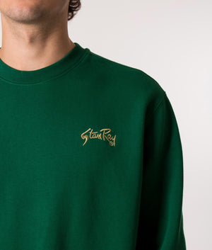 Stan Ray OG Crew Sweatshirt in Ivy Green at EQVVS. Model detail
