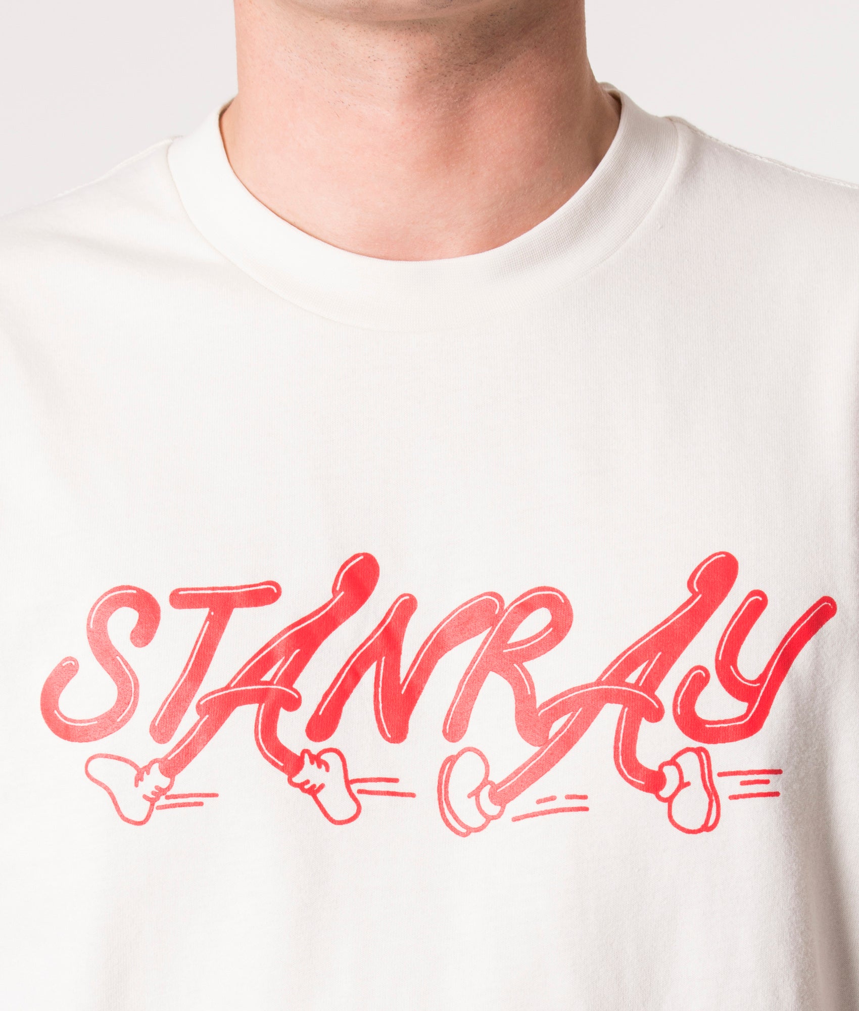 Running-Logo-T-Shirt-Natural-Stan-Ray-EQVVS