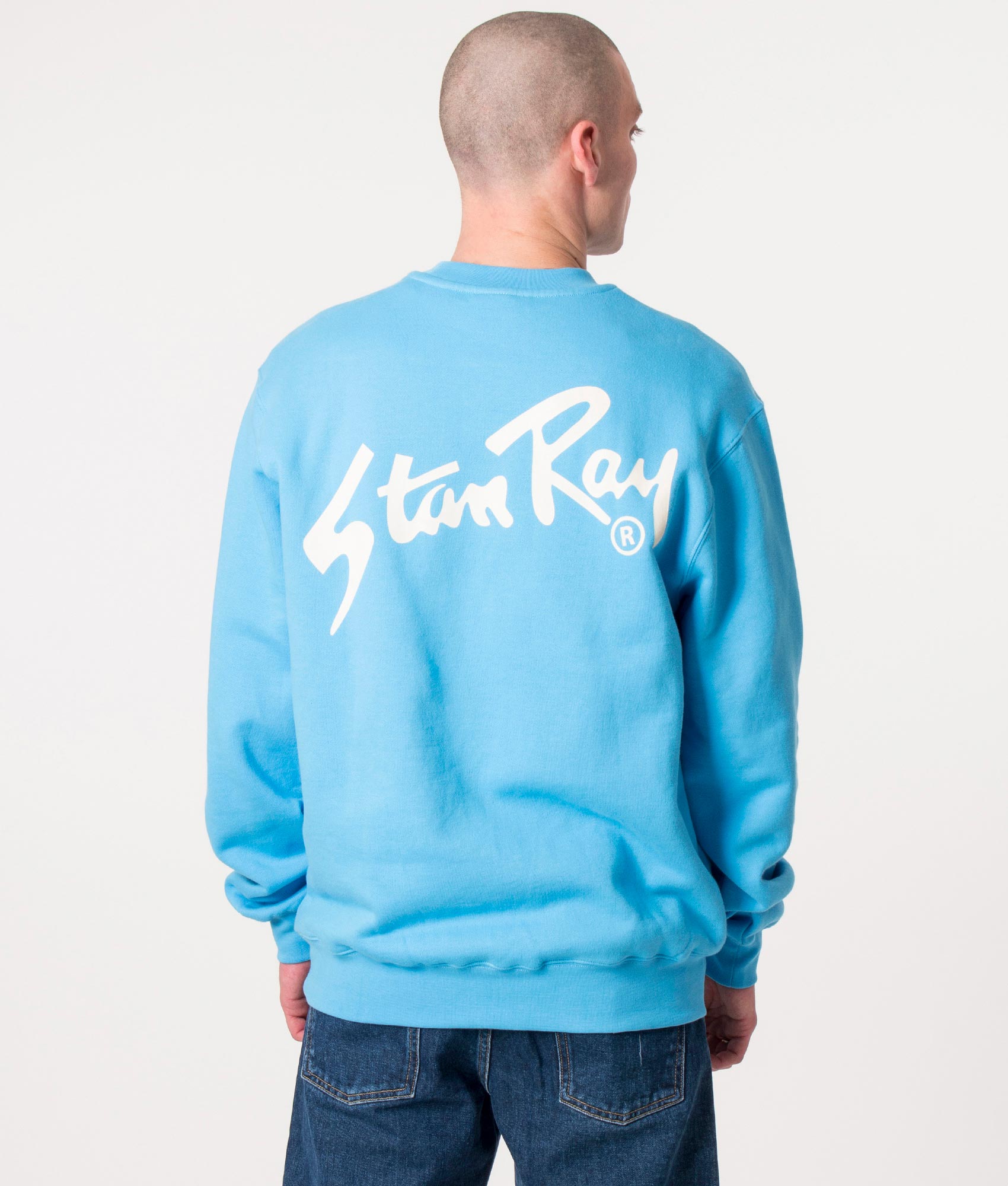 Stan-Sweatshirt-Gulf-Blue/Natural-Stan-Ray-EQVVS