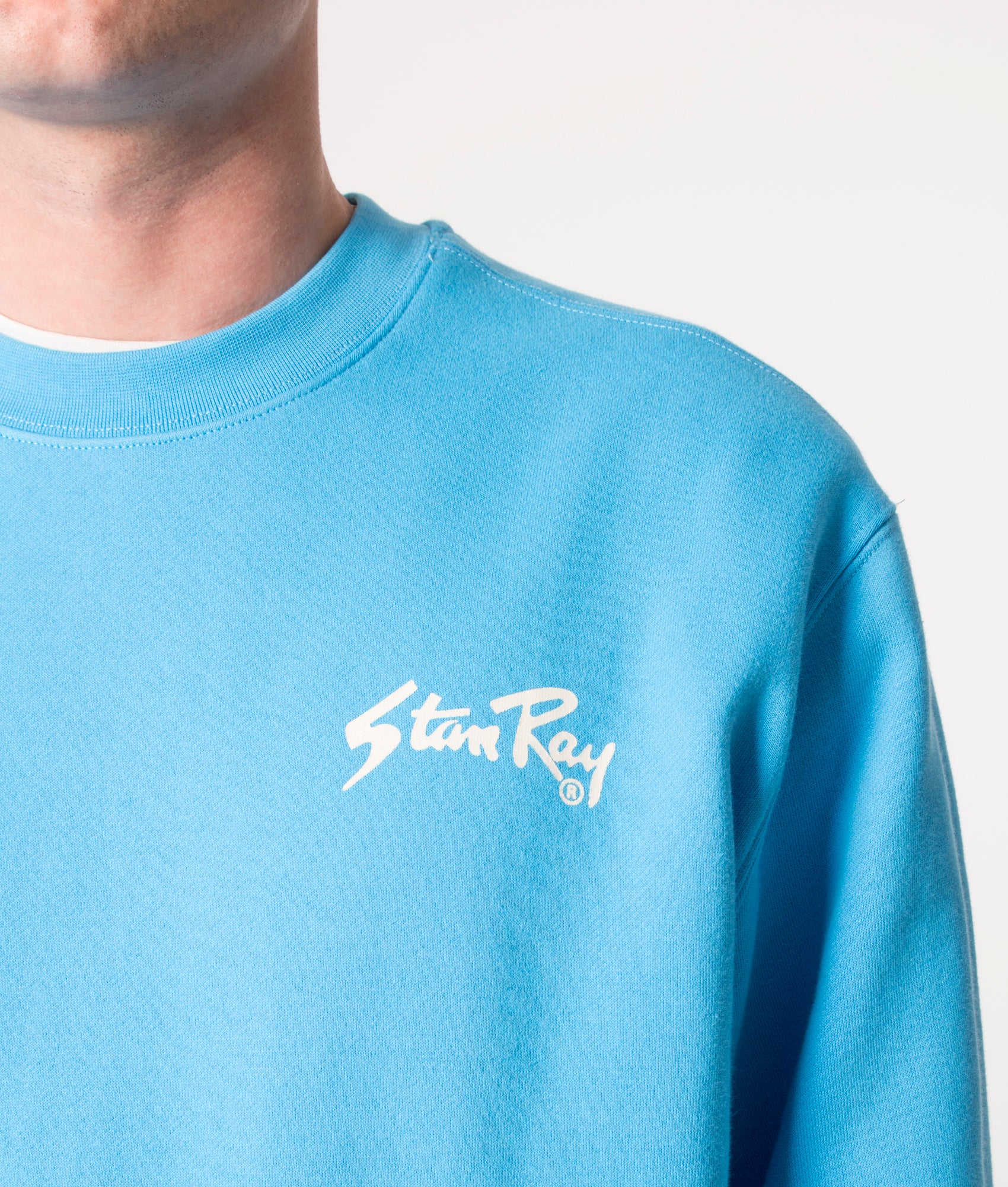 Stan-Sweatshirt-Gulf-Blue/Natural-Stan-Ray-EQVVS