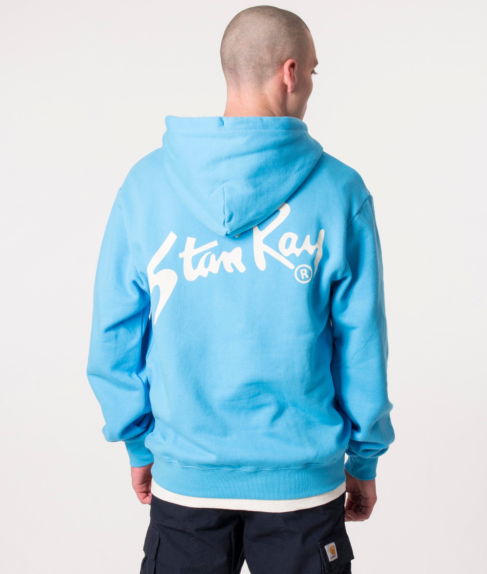 Stan-Hoodie-Gulf-Blue/Natural-Stan-Ray-EQVVS