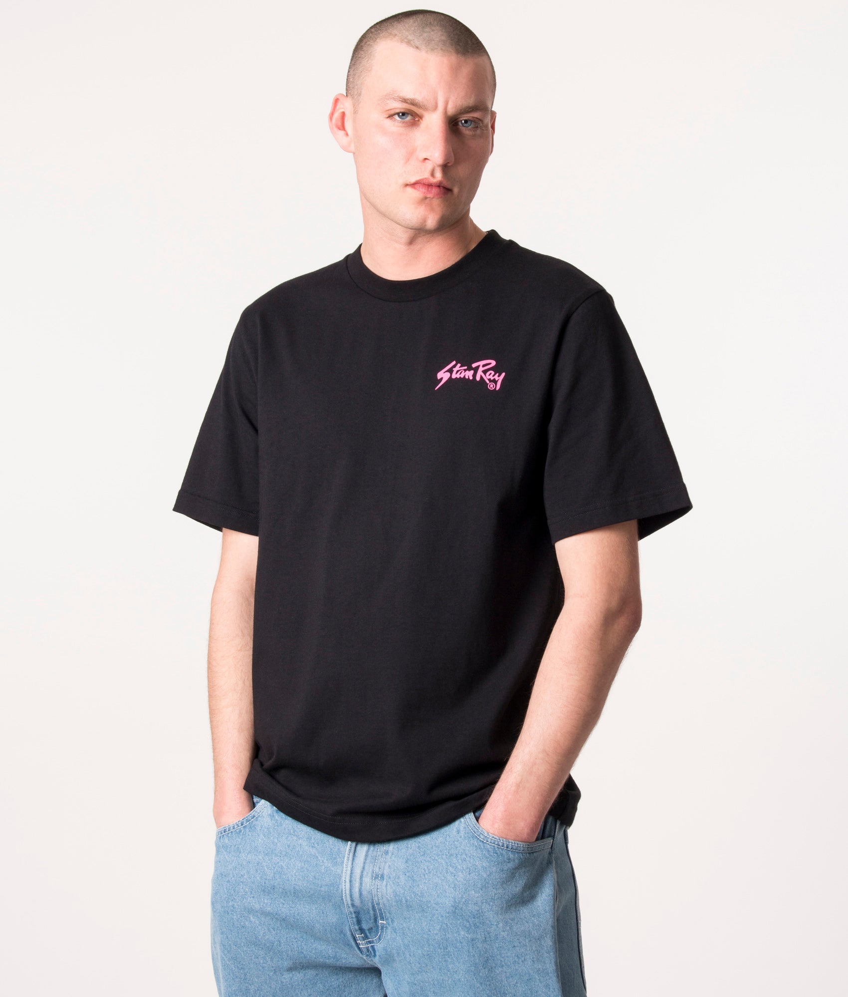 Stan-T-Shirt-Black/Cactus-Stan-Ray-EQVVS