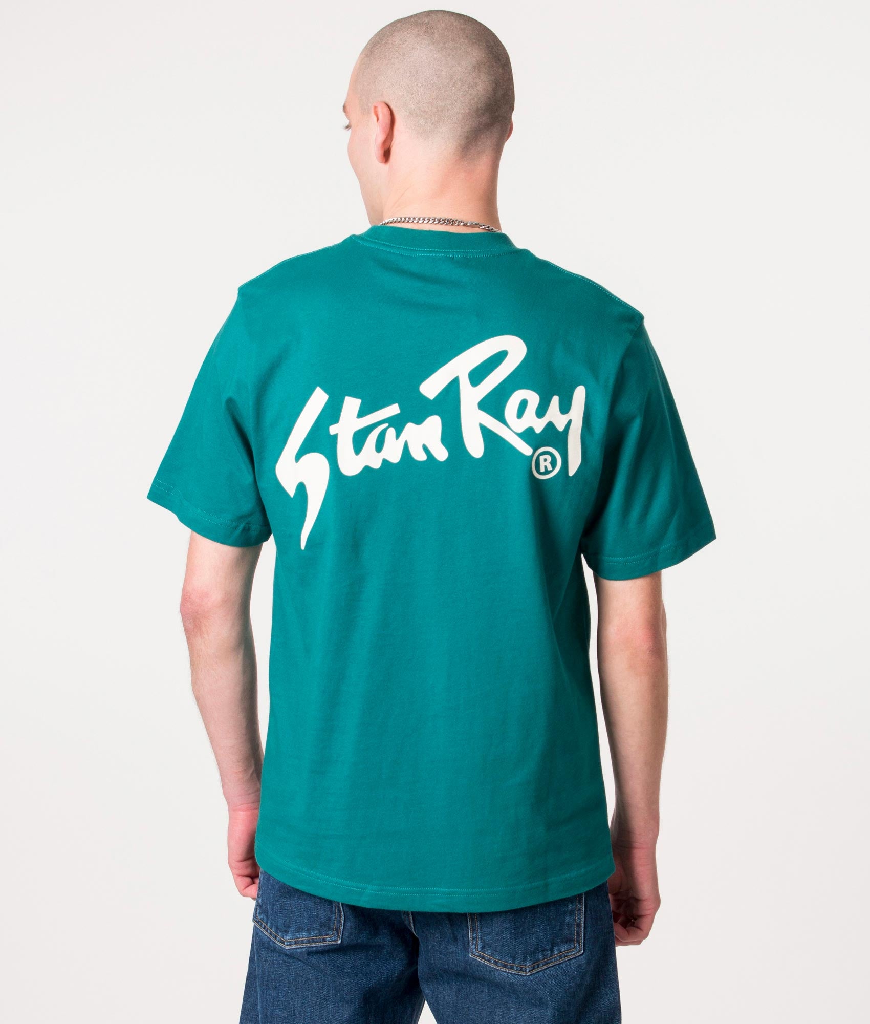 Stan-T-Shirt-Agave/White-Stan-Ray-EQVVS