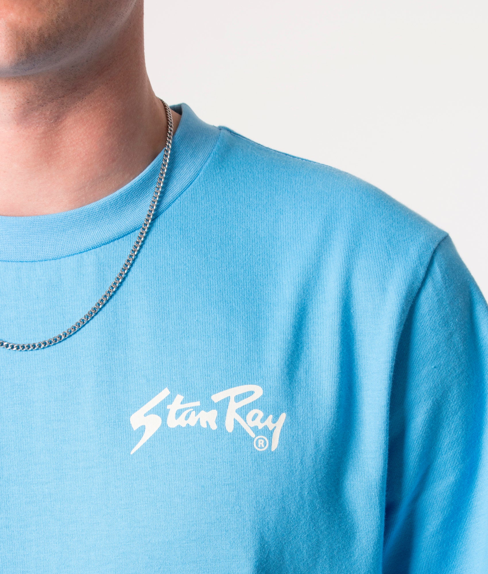 Stan-T-Shirt-Gulf-Blue/Natural-Stan-Ray-EQVVS