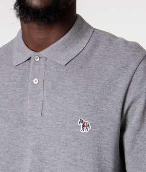 Long-Sleeve-Zebra-Logo-Polo-Shirt-Melange-Grey-PS-Paul-Smith-EQVVS