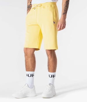 Regular-Fit-Zebra-Logo-Sweat-Shorts-Yellow-PS-Paul-Smith-EQVVS