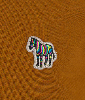 Regular-Fit-Hood-Detail-Hoodie-Camel-PS-Paul-Smith-EQVVS