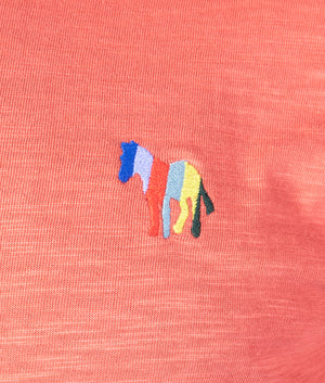 Regular-Fit-Short-Sleeve-Stripe-Zebra-T-Shirt-Bubblegum/Raspberry-PS-Paul-Smith-EQVVS
