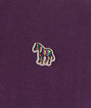 Crew-Neck-Zebra-Knit-Jumper-Purple-PS-Paul-Smith-EQVVS