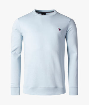 Crew-Neck-Zebra-Logo-Sweatshirt-Blue-PS-Paul-Smith-EQVVS