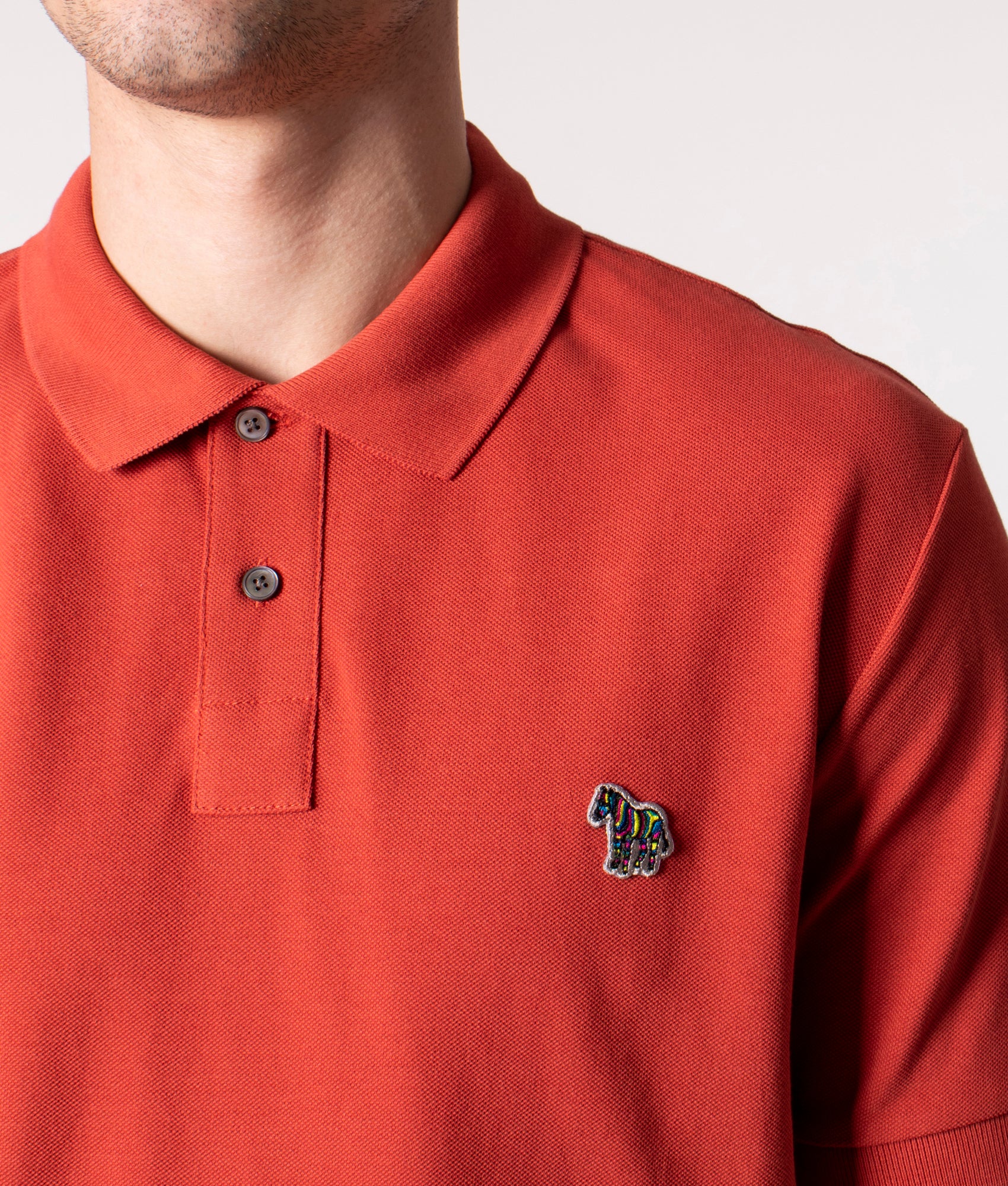 Zebra-Logo-Polo-Shirt-Brick-Red-PS-Paul-Smith-EQVVS