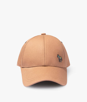 Cotton-Zebra-Logo-Baseball-Cap-Tan-PS-Paul-Smith-EQVVS