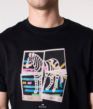 Zebra-Photos-T-Shirt-Black-PS-Paul-Smith-EQVVS