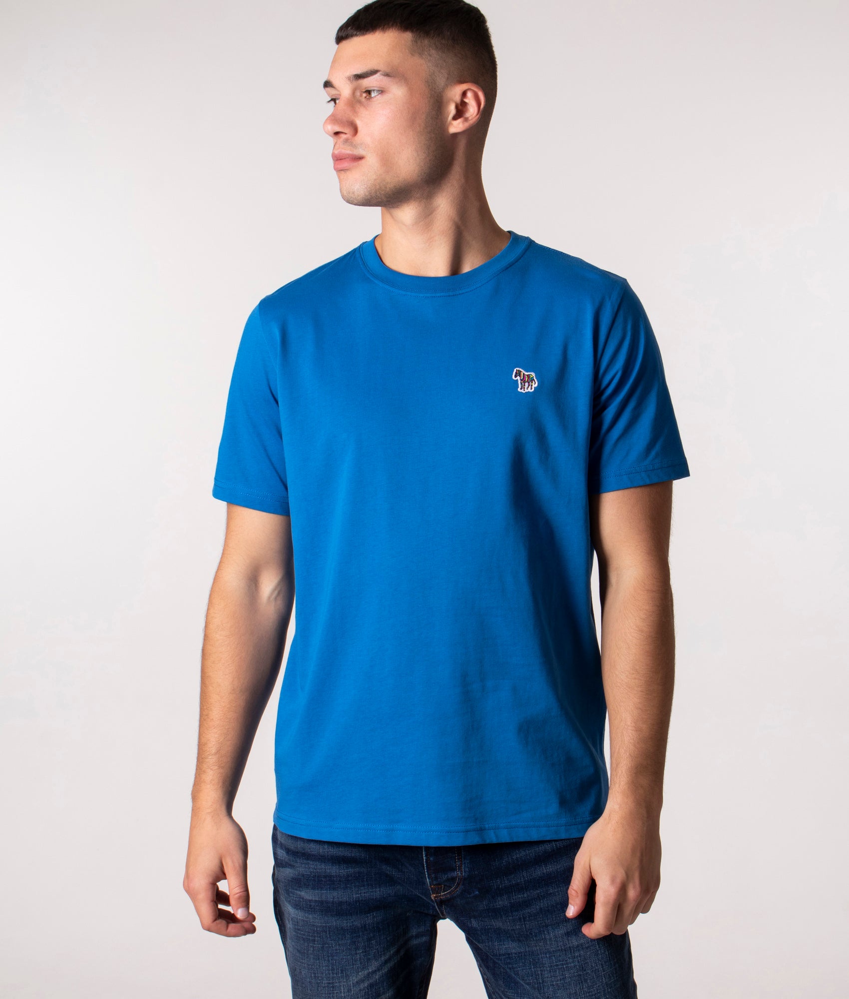 Zebra-Badge-Logo-T-Shirt-Light-Blue-PS-Paul-Smith-EQVVS