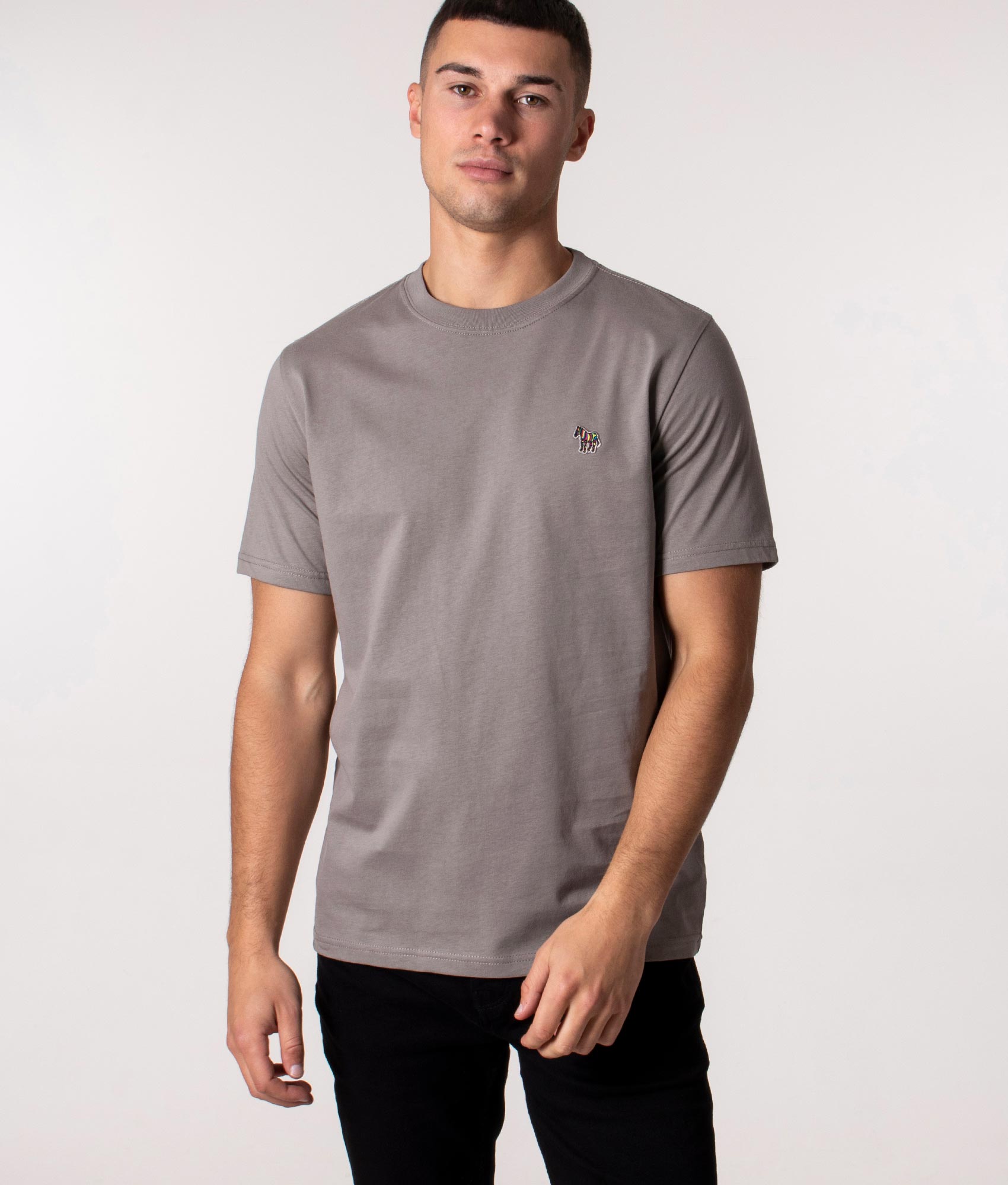 Zebra-Badge-Logo-T-Shirt-Grey-PS-Paul-Smith-EQVVS