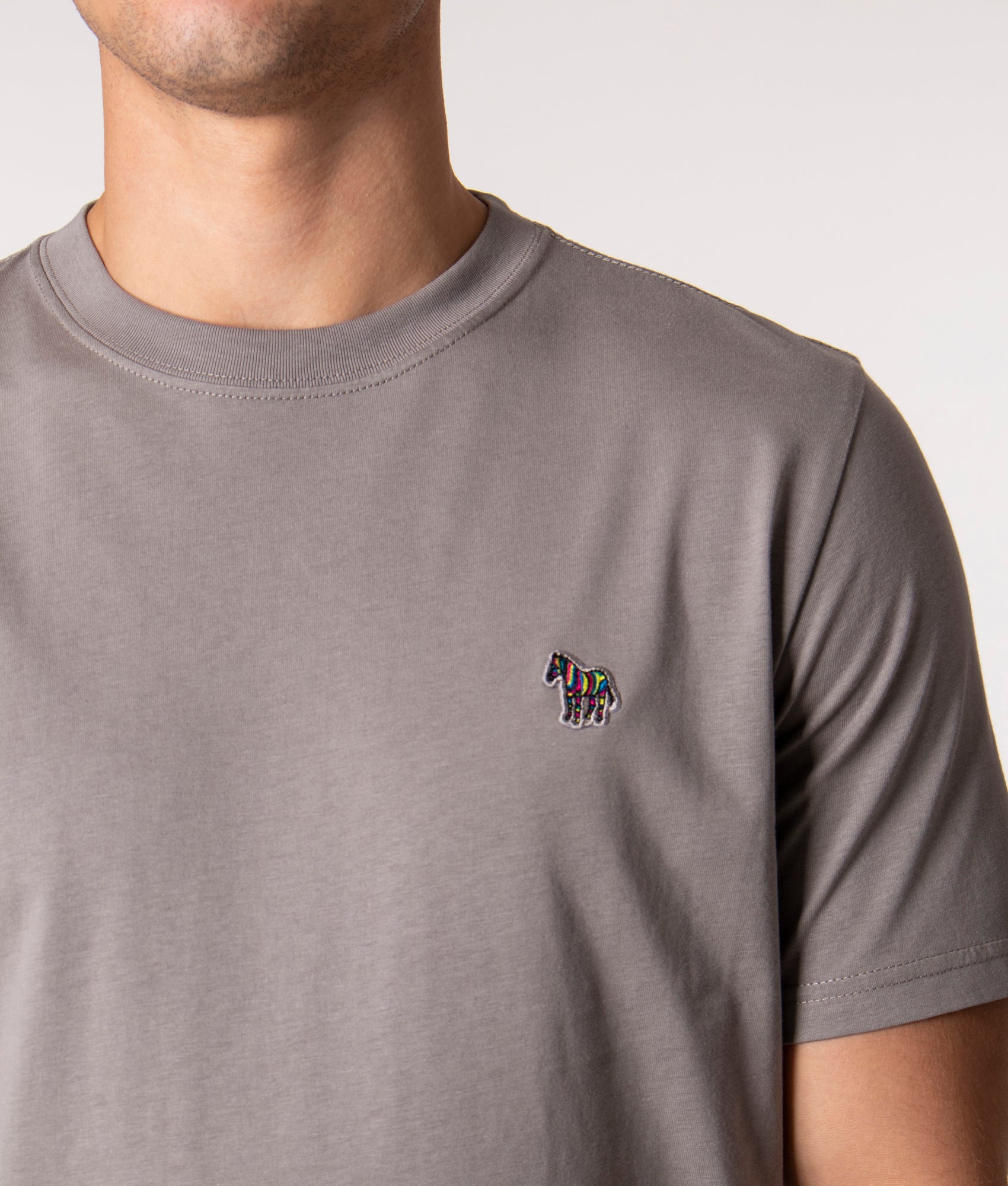 Zebra-Badge-Logo-T-Shirt-Grey-PS-Paul-Smith-EQVVS