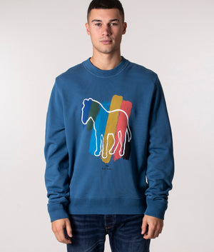 Broad Stripe Zebra Sweatshirt