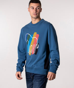 Broad Stripe Zebra Sweatshirt