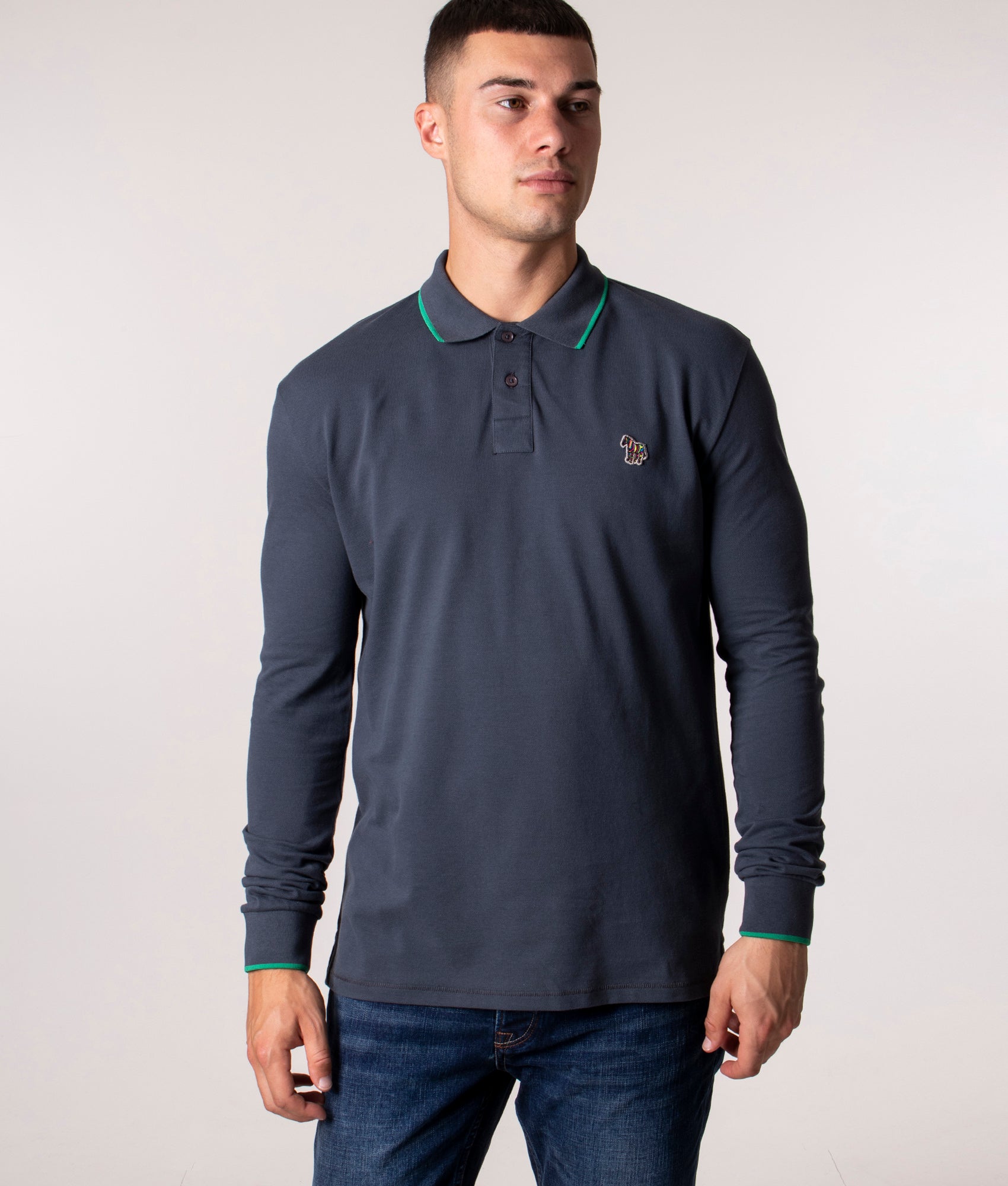 Long-Sleeve-Zebra-Badge-Polo-Shirt-Anthracite-PS-Paul-Smith-EQVVS