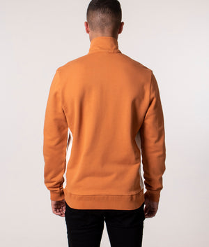 Zebra-Emblem-Quarter-Zip-Sweatshirt-Light-Rust-PS-Paul-Smith-EQVVS
