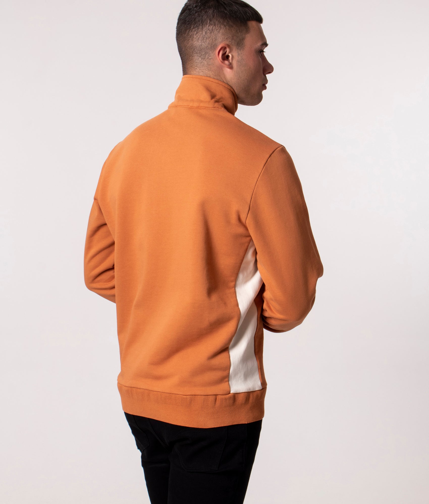 Zebra-Emblem-Quarter-Zip-Sweatshirt-Light-Rust-PS-Paul-Smith-EQVVS