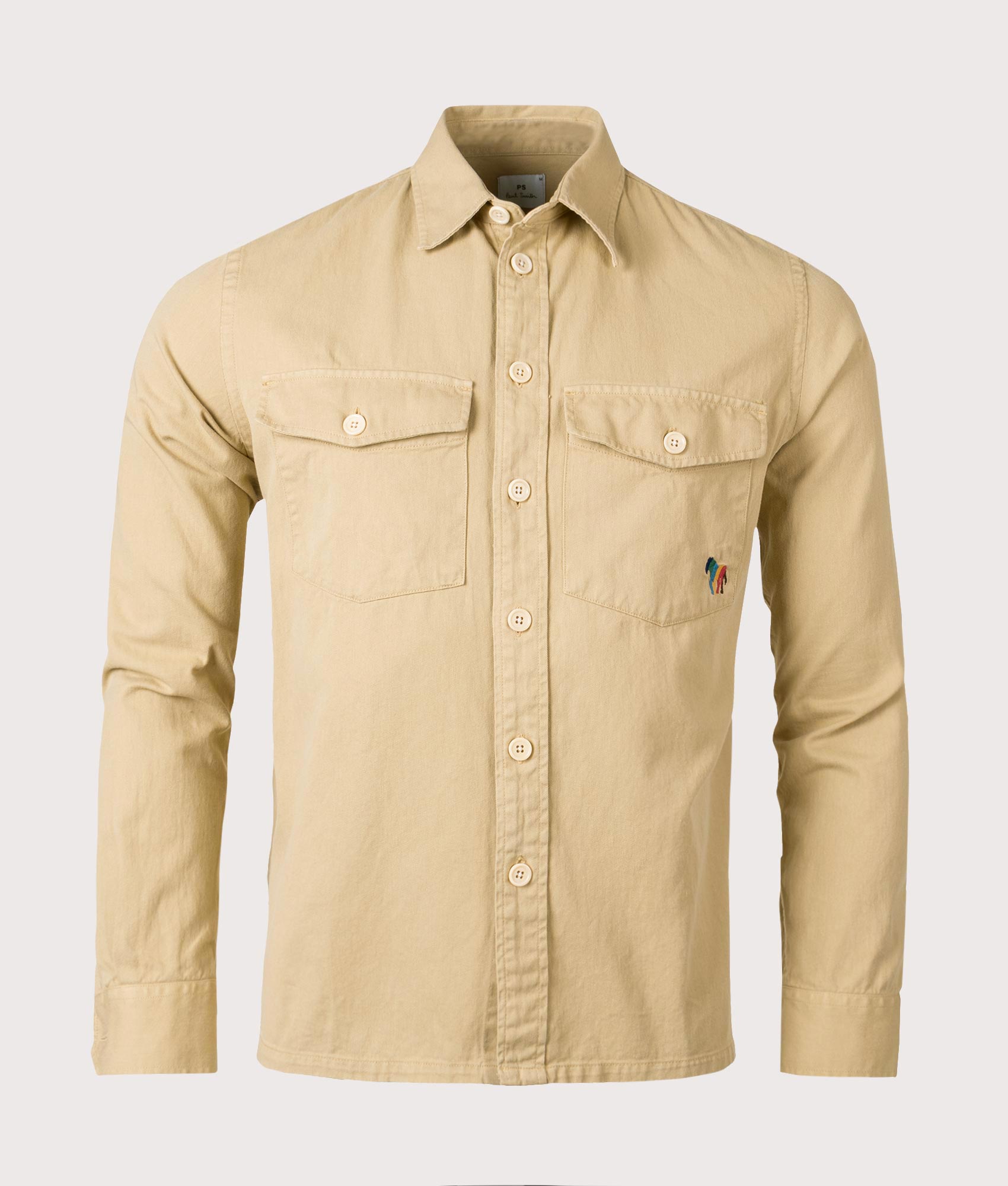 Relaxed-Fit-Chest-Pocket-Shirt-Light-Beige-PS-Paul-Smith-EQVVS