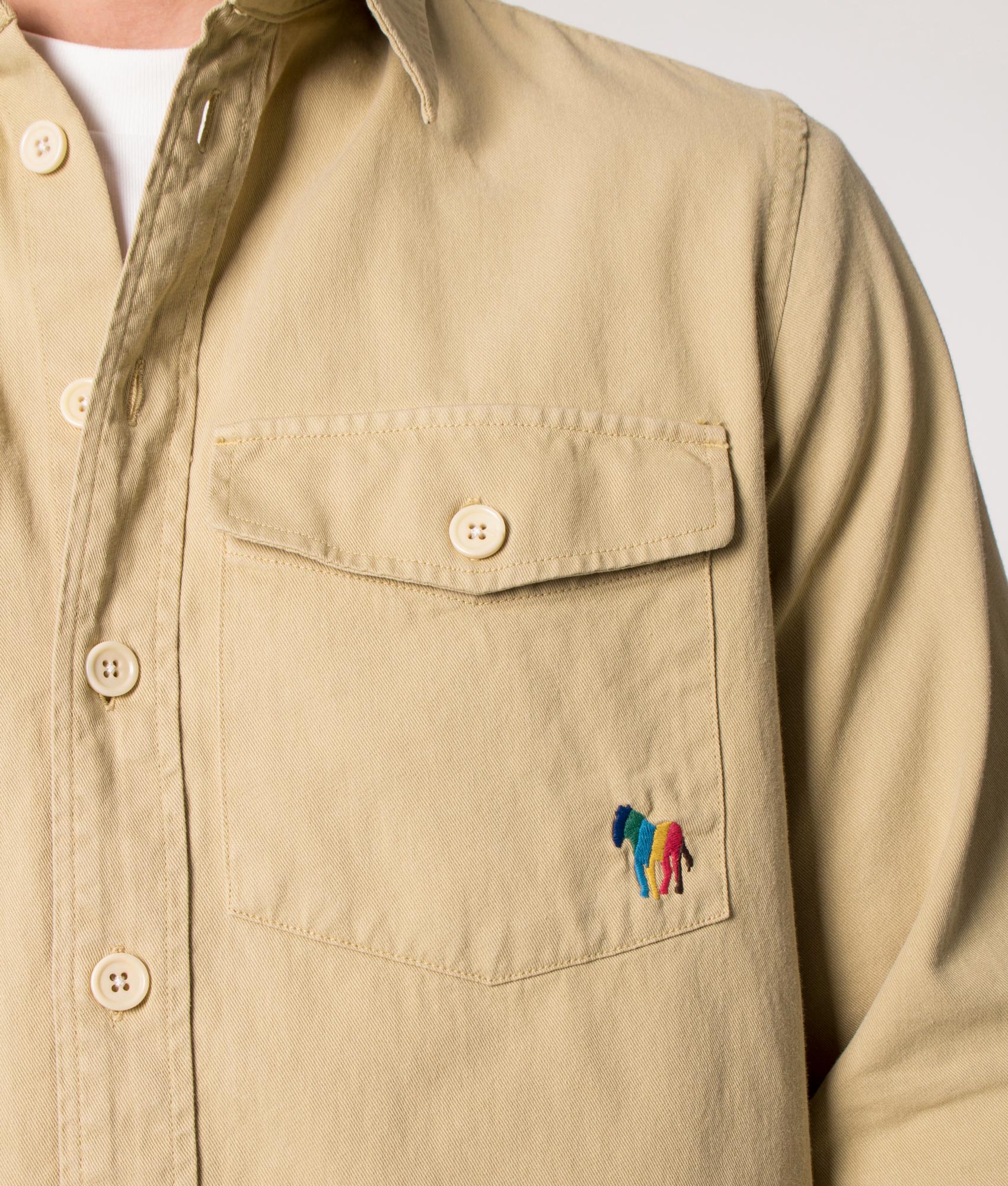 Relaxed-Fit-Chest-Pocket-Shirt-Light-Beige-PS-Paul-Smith-EQVVS