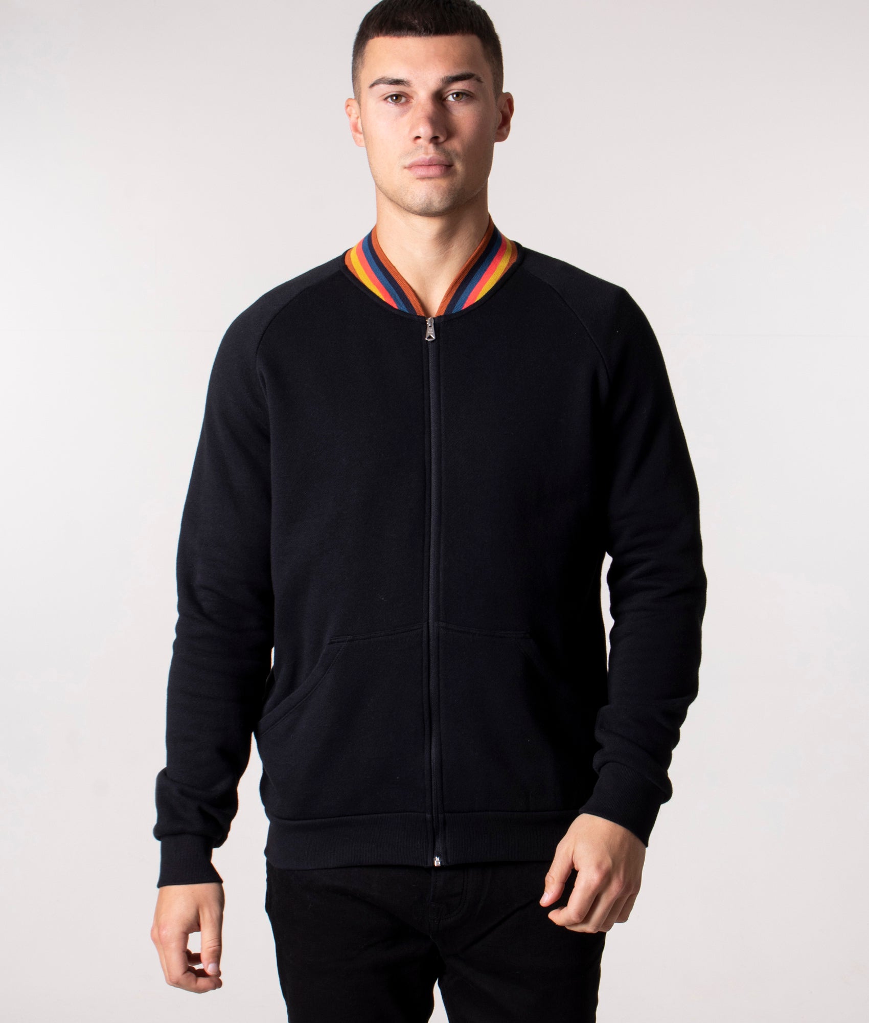 Zip-Through-Collar-Detail-Sweatshirt-Black-PS-Paul-Smith-EQVVS