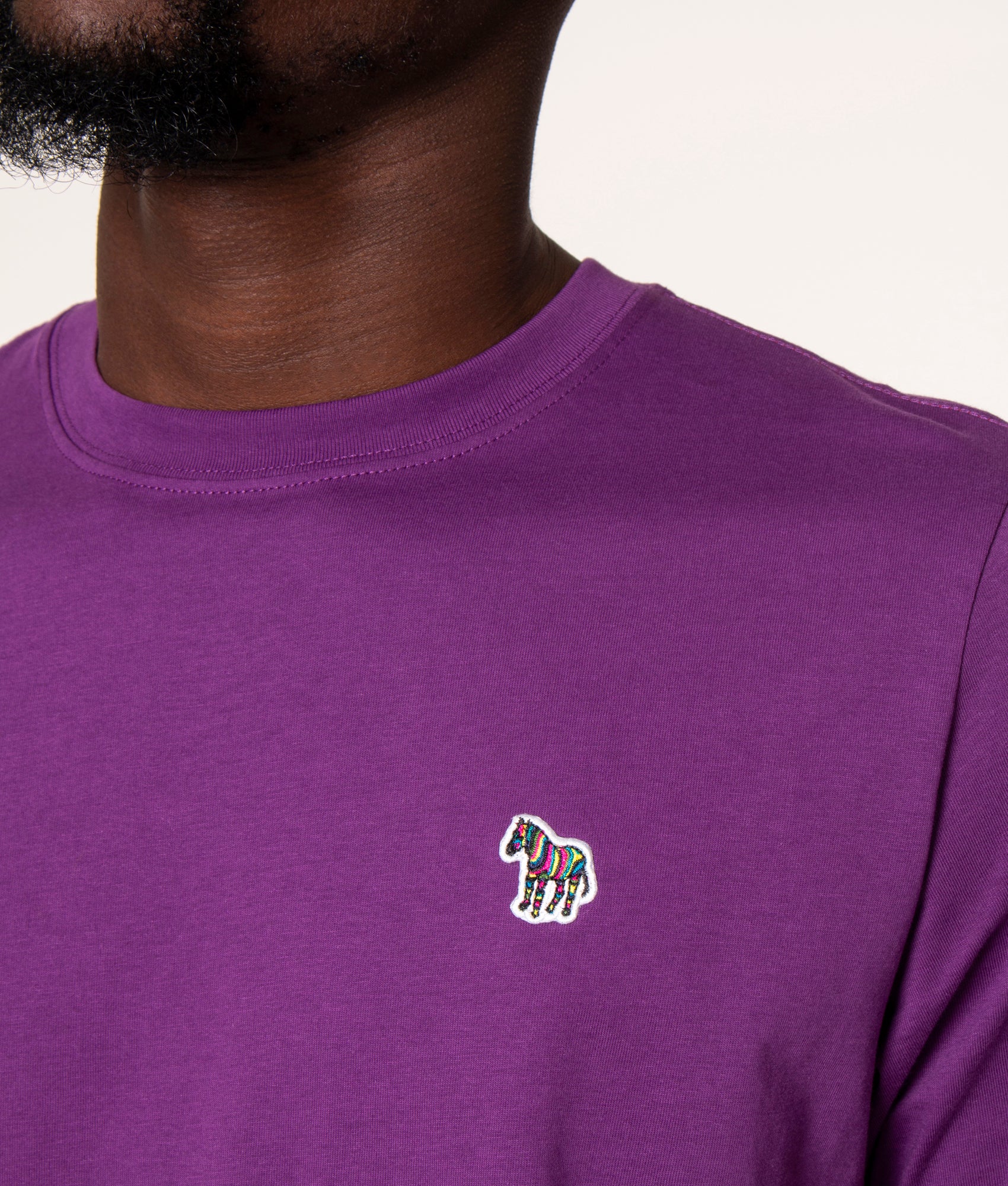 Zebra-Badge-Logo-T-Shirt-Purple-PS-Paul-Smith-EQVVS