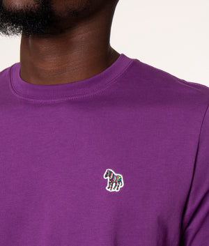 Zebra-Badge-Logo-T-Shirt-Purple-PS-Paul-Smith-EQVVS
