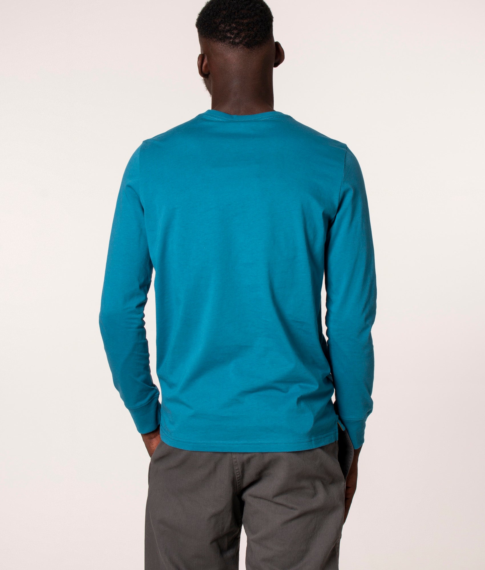 Long-Sleeve-Zebra-Badge-T-Shirt-Petrol-Blue-PS-Paul-Smith-EQVVS