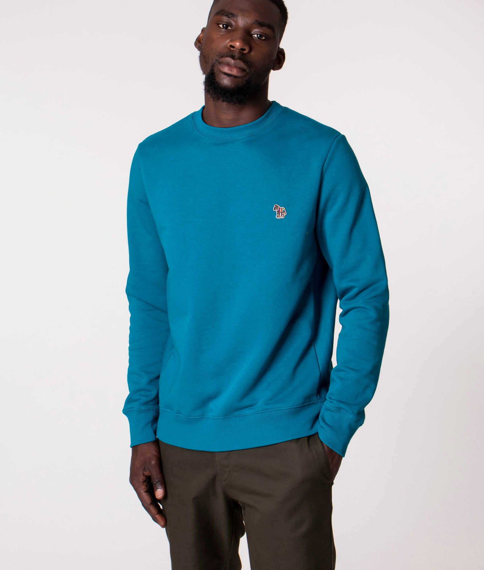 Zebra-Logo-Sweatshirt-Petrol-Blue-PS-Paul-Smith-EQVVS