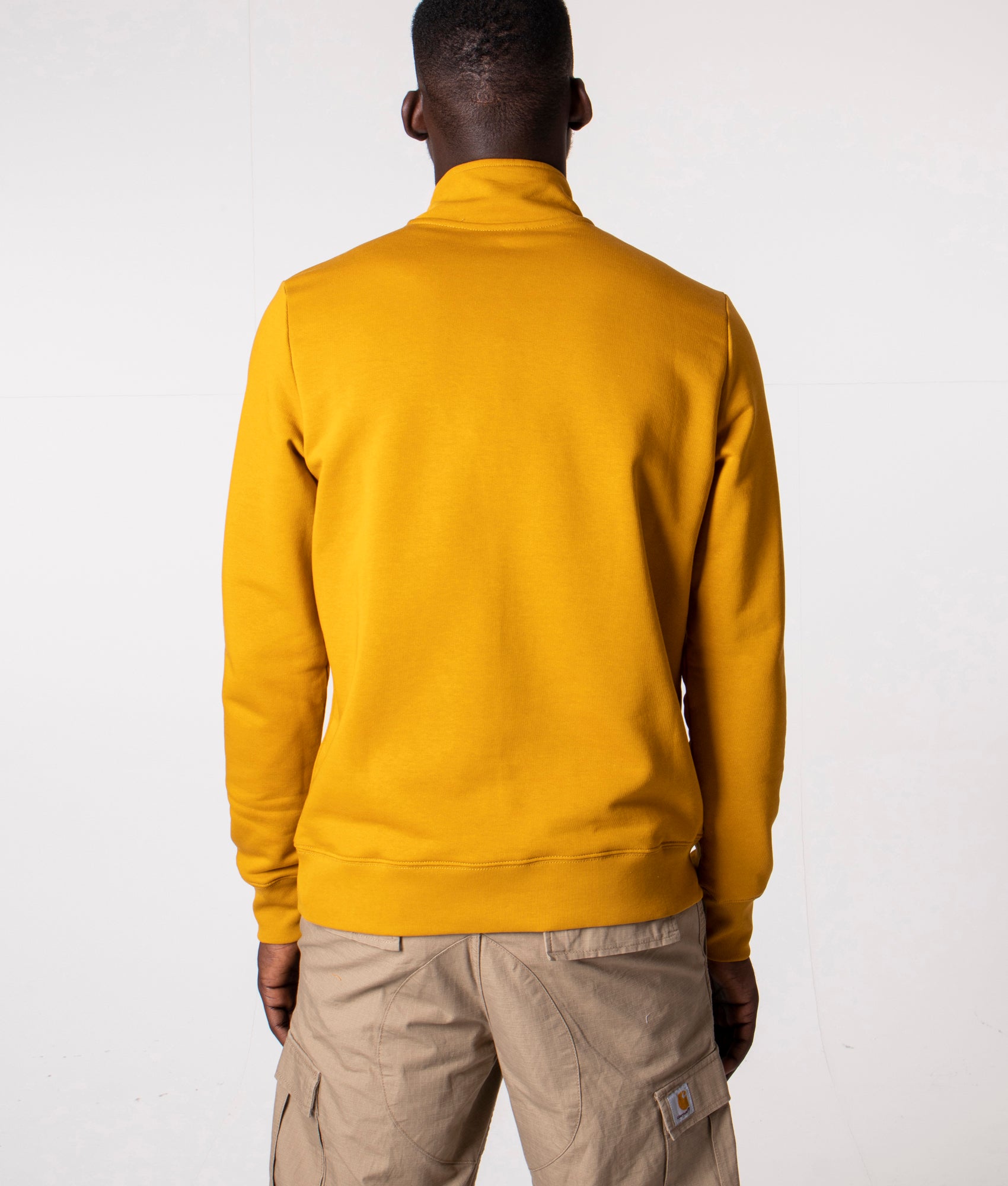 Quarter-Zip-Zebra-Logo-Sweatshirt-Yellow-PS-Paul-Smith-EQVVS