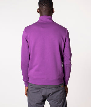Quarter-Zip-Zebra-Logo-Sweatshirt-Purple-PS-Paul-Smith-EQVVS