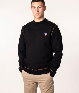 Broad-Stripe-Zebra-Sweatshirt-Black-PS-Paul-Smith-EQVVS