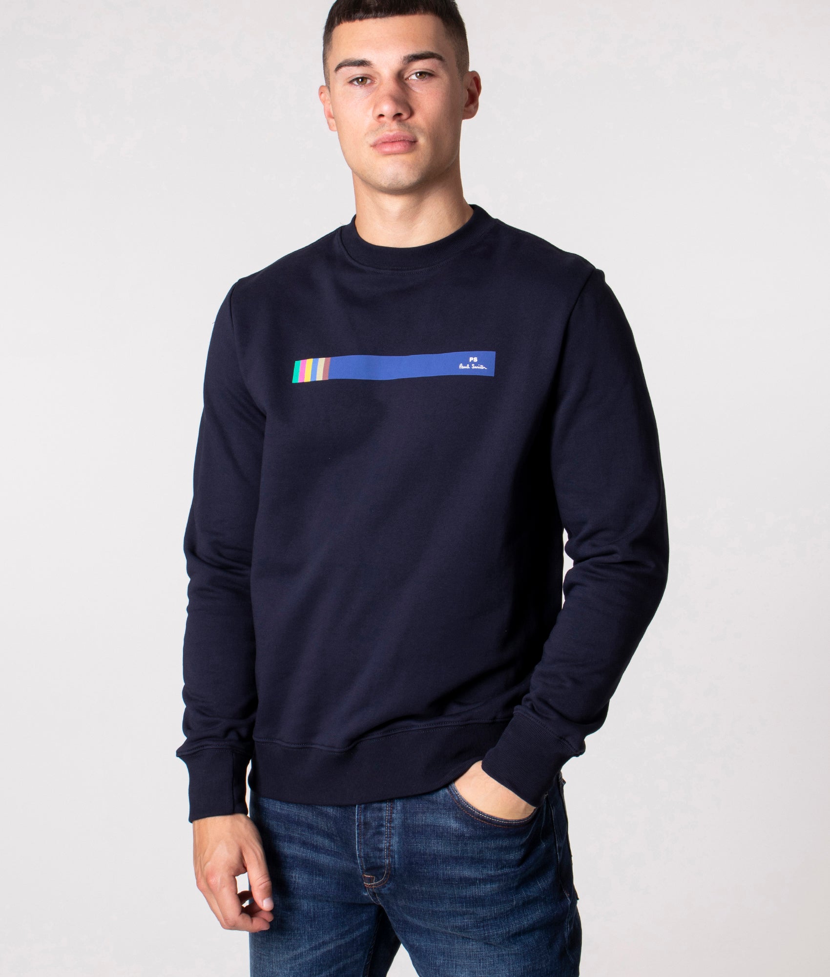 Regular Fit Striped Sweatshirt