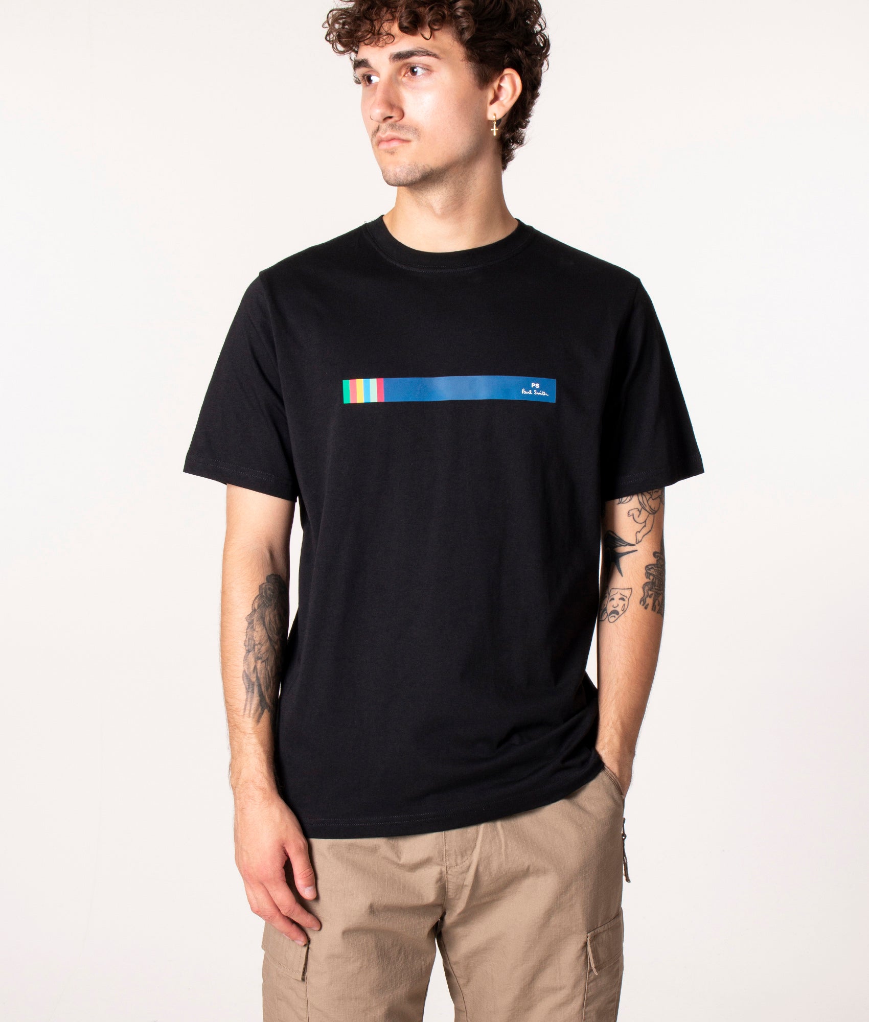 Striped-T-Shirt-Black-PS-Paul-Smith-EQVVS