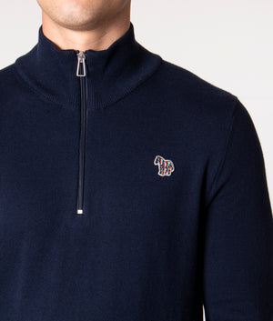 Quarter-Zip-Zebra-Badge-Sweatshirt-Very-Dark-Navy-PS-Paul-Smith-EQVVS